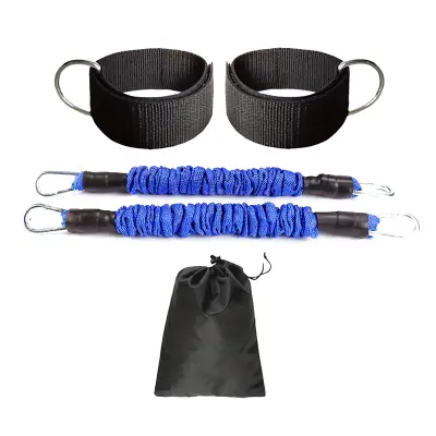 Set traka za otpor s trakama za noge za trening taekwondoa Plava