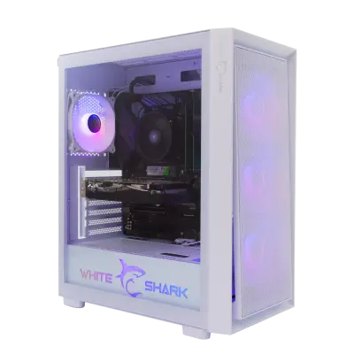 White Shark KUĆIŠTE GCC-2401 WARHEAD-3 BIJELO / 4 Fans 12cm RGB
