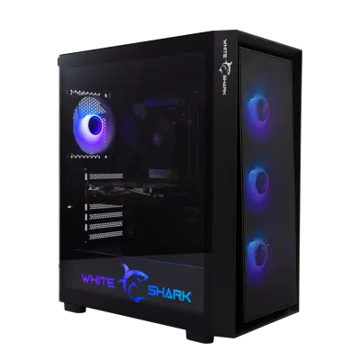White Shark KUĆIŠTE GCC-2401 WARHEAD-3 CRNO / 4 Fans 12cm RGB