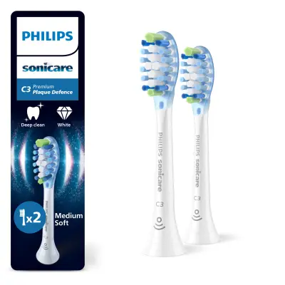 Četkica za zube Philips Sonicare nastavak HX9042/87 Premium Plaque Defence Standard 2/1 White