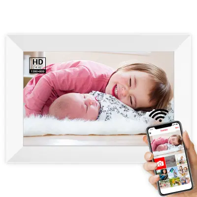 Pametni digitalni okvir za fotografije Bijela