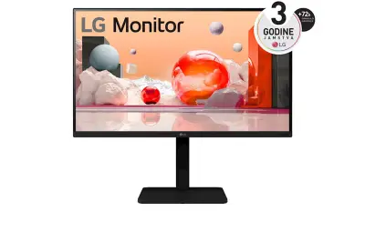 LG 27BA550 27" FHD IPS, VGA, HDMI, DP, USB, HAS