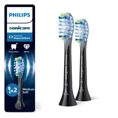 Četkica za zube Philips Sonicare nastavak HX9042/88 Premium Plaque Defence Standard 2/1 Black