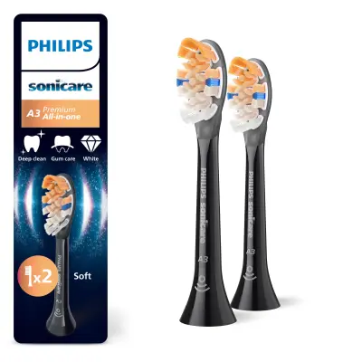 Četkica za zube Philips Sonicare nastavak HX9092/88 Premium All-In-One Black 2/1