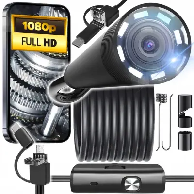 Digitalna endoskopska kamera za pregled LED 8mm FULL HD 5m
