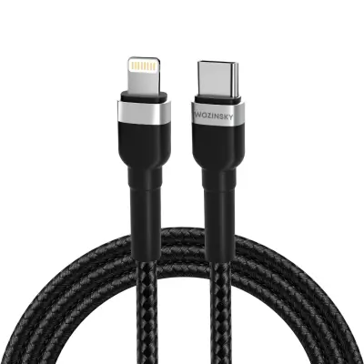 iPhone USB-C na Lightning PD 30W kabel, 1m, crni
