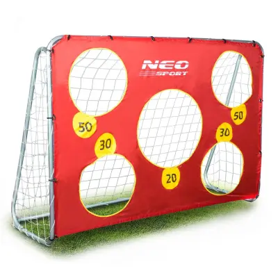 Velika nogometna gol- mreža, nogometna gol- mreža 215 x 153 x 76 cm + podloga za gol