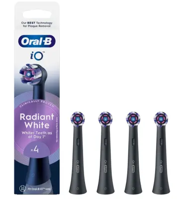 Četkica za zube OralB nastavak iO Radiant White Black 4