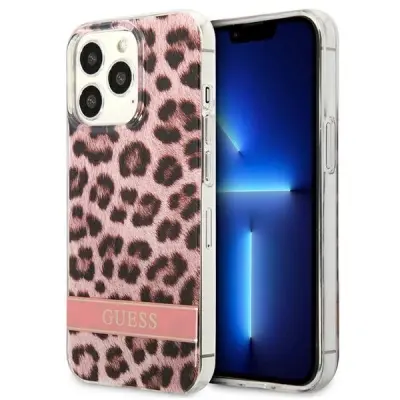 Maska za iPhone 13 Pro TPU Electro Stripe s leopard motivom