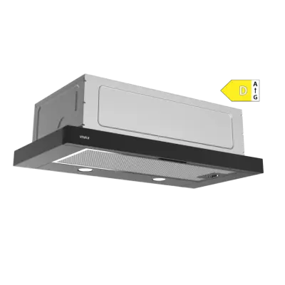 Kuhinjska napa VIVAX CHO-60PT100T B, 60 cm, 335 m³/h, crna
