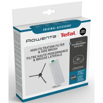 Rowenta X-Plorer S75 / S75+, set bočnih četki i HEPA filtera, original