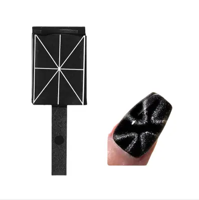 5 kom. Profesionalni pečat za uzorke za nokte (Stil vatrometa) - DIY alat za manikuru Crna