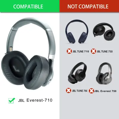 Zamjenski jastučići za uši za JBL Everest 710 - Boja Titanija (Pakiranje od 2 komada) Titanij