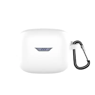 Zaštitna futrola za JBL Tune Buds sa karabinerom Bijela