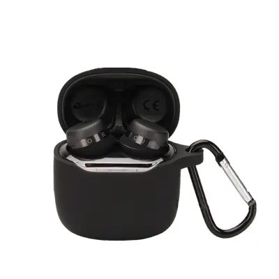 Zaštitna futrola za JBL TOURPRO+ slušalice s karabinerom Crna