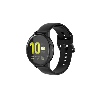 Galvanizirana crna futrola za sat za Samsung Watch Active 2 (40 mm R830) Crna