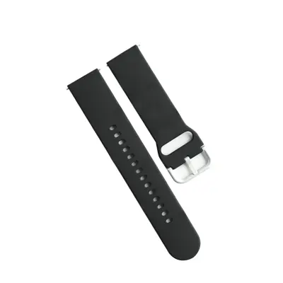 Crni silikonski remen za sat za Fitbit Versa 2/Lite Crna
