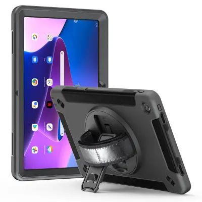 Zaštitna futrola za tablet kompatibilna s Lenovo M10 Plus 3. generacije 125FU/128FU/128XU i Moto g62, otporna na udarce s ručkom i utorom za olovku Cr
