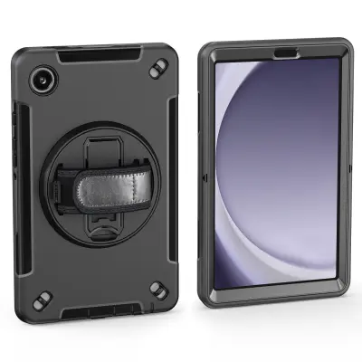 Zaštitna futrola za tablet kompatibilna sa Samsung A9 X110/X115 (2023) - Otporna na udarce, sa stalkom, odvođenje topline, protiv ogrebotina, protiv o