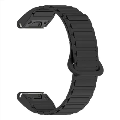 Silikonska narukvica za sat Garmin Fenix 8/7X/Epix Crna