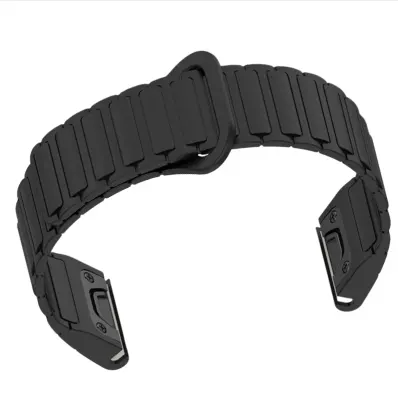 Silikonska narukvica za sat Garmin Fenix 8/7X/Epix Crna