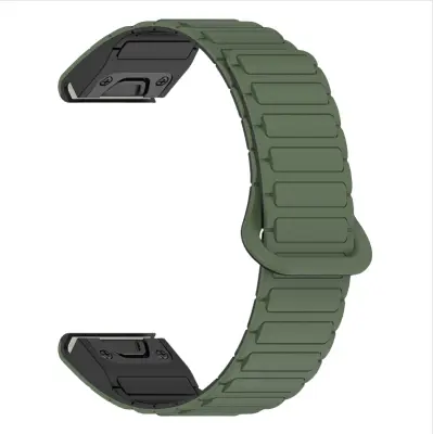 Silikonska narukvica za sat Garmin Fenix 8/7X/Epix Zelena
