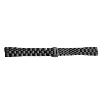 Remen od nehrđajućeg čelika za Garmin Lily 2 - 14 mm leptir kopča Crna