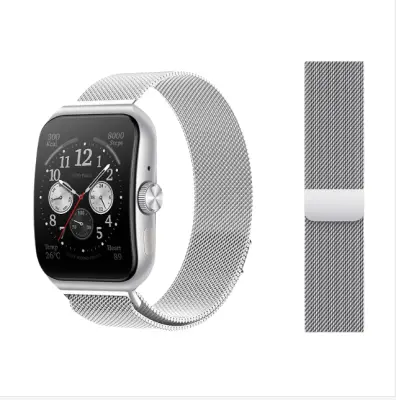 Remen od nehrđajućeg čelika za Oppo Watch Srebrna
