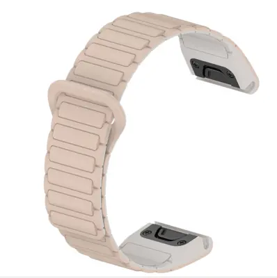 Silikonska narukvica za sat Garmin Fenix 8/7X/Epix Bež