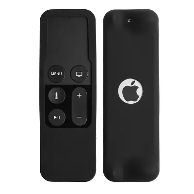 Zaštitno silikonsko kućište za Apple TV 4 daljinski upravljač Crna
