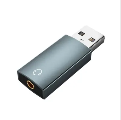 USB-C na 3.5mm adapter za slušalice Siva