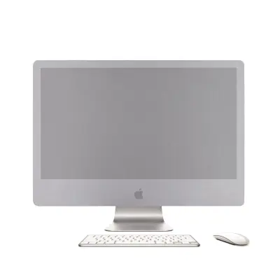 21 Inch iMac Dust Cover (Elastic Fabric) Srebrna