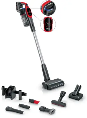 Usisavač Bosch BBS931PET Unlimited 9 ProAnimal, crveni