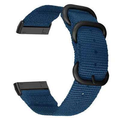 Najlonski remen od platna za Fitbit Versa 3/Sense Plava