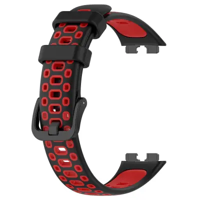 Zamjenska narukvica za Huawei Band 10/9/8 Crna+Crvena