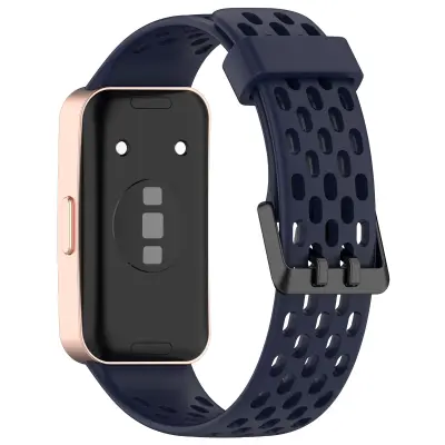 Zamjenska narukvica za Huawei Band 10/9/8 - Dizajn s rupicama za prozračnost Plava