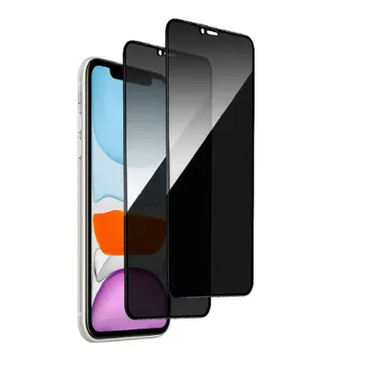 Anti-Spy zaštitnik zaslona za iPhone (Pakiranje od 2 komada) Crna