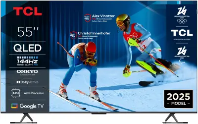 TV TCL 55P8K, 139.7cm (55"), QLED, 4K UHD SMART TV, GOOGLE TV