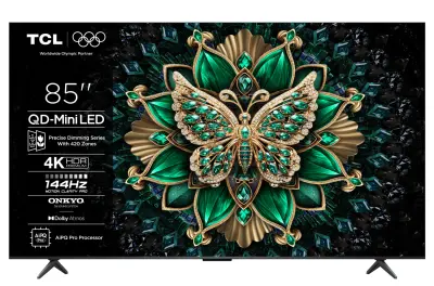TV TCL 85C6K, 215 cm (85") QD-Mini LED Google TV