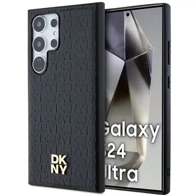 DKNY kožni Magsafe futrol za Samsung Galaxy S24 Ultra crna