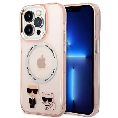 MagSafe maska za iPhone 14 Pro Karl i Choupette aluminij protiv ogrebotina