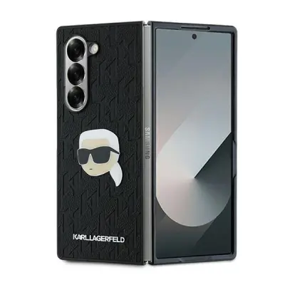 Zaštitna maska za Galaxy Z Fold 6 Saffiano Monogram Karl Head