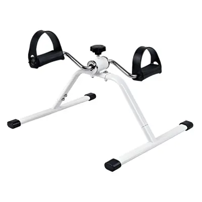 Mini sobni bicikl s pedalama, kompaktni trenažer za noge i ruke s podesivim otporom | PEDALORA