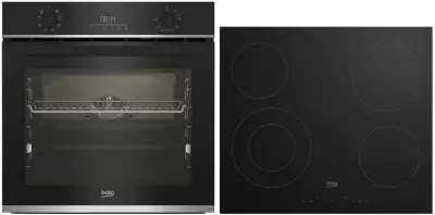Ugradni set pećnica + ploča Beko BBSM12320XCS