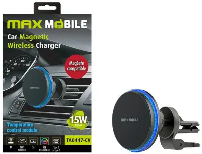 MAXMOBILE DRŽAČ ZA MOBITEL TA0447-CV,MAGSAFE VENT bežično punjenje