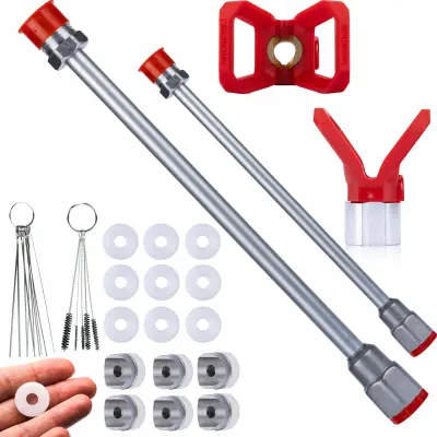 Set Pribora Za Airless Rasprsivac – Lance 30cm And 50cm + Cetke Za Ciscenje | Kompatibilnost s Wagnerom