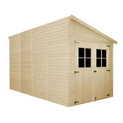 Drvena vrtna kućica - H244x218x416 cm/8 m2 - Vrtna kućica bez podova - TIMBELA M340A