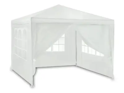 Vrtni paviljon, bijeli, 3x3m 4936