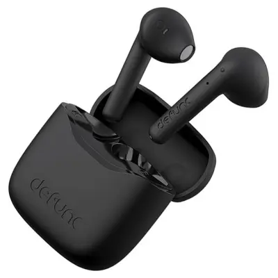 DEFUNC BLUETOOTH 5.3 ISTINSKI BEŽIČNI SLUŠALICE LIGHT ZA TELEFON, CRNE