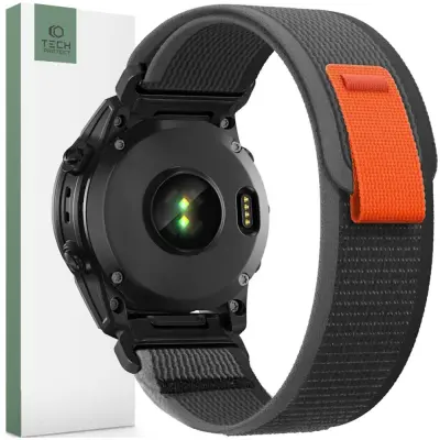 TECH-PROTECT NJONSKE OBRUČE ZA SAT GARMIN FENIX 3 5X 6X 7X CRNA/NARANČASTA